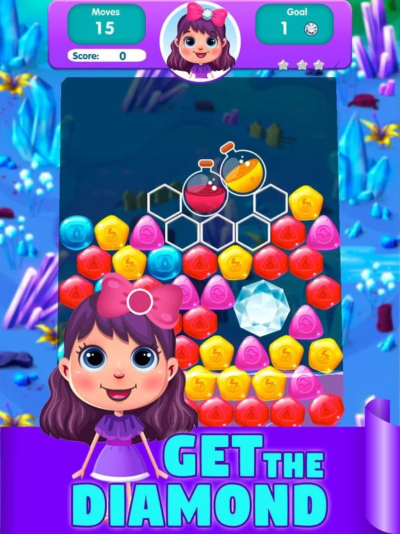 Изображение игры: Little Girl Diamond Quest