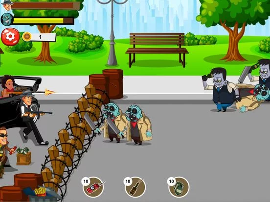 Изображение игры: Gangster Gun - Zombie Attack