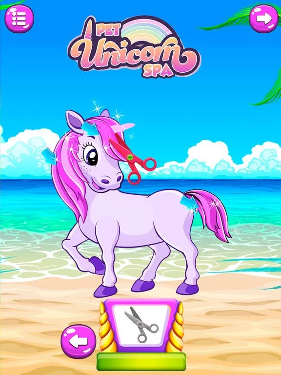 Изображение игры: Pet Unicorn Spa