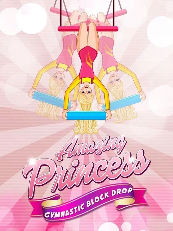 Изображение игры: Amazing Princess Gymnastics Block Drop