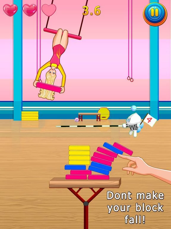 Изображение игры: Amazing Princess Gymnastics Block Drop