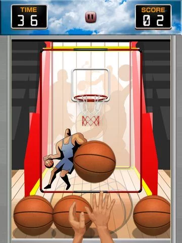 Изображение игры: Arcade Free Throw Basketball