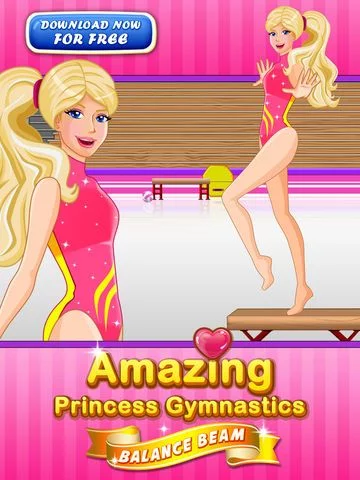 Изображение игры: Balance Beam - Amazing Princess Gymnastics