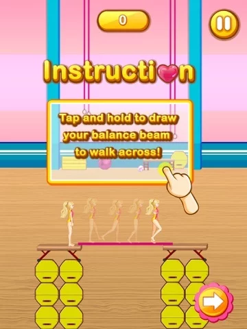 Изображение игры: Balance Beam - Amazing Princess Gymnastics