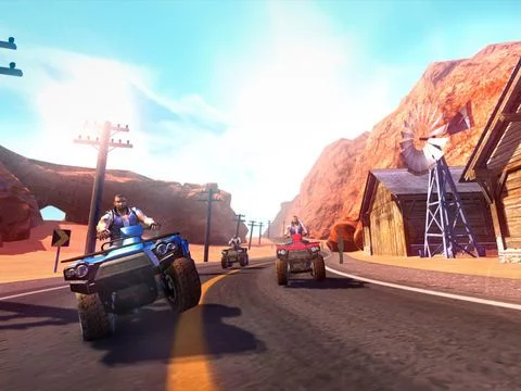 Изображение игры: Super Quad Bike Rumble