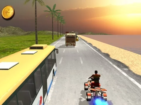 Изображение игры: Bike Quad Race Bandits Free