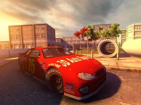 Изображение игры: Race Track Car Parking