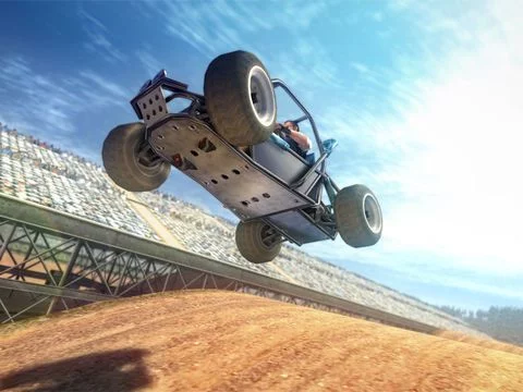 Изображение игры: Buggy Stunt Driver