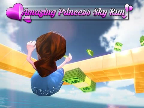 Изображение игры: Amazing Princess Sky Run