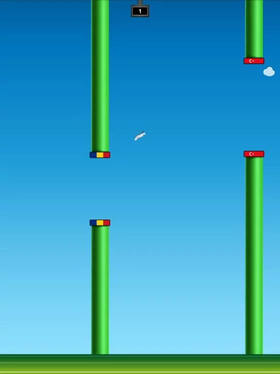 Изображение игры: Flappy Ball 2020