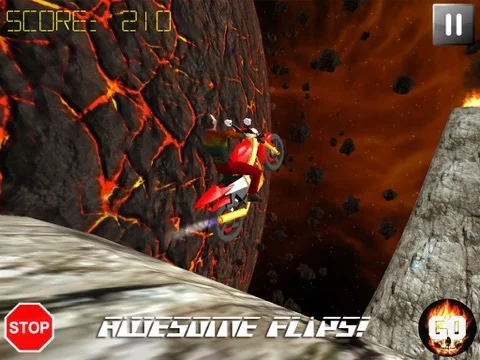 Изображение игры: Hell Rider - Extreme Bike Stunts Free