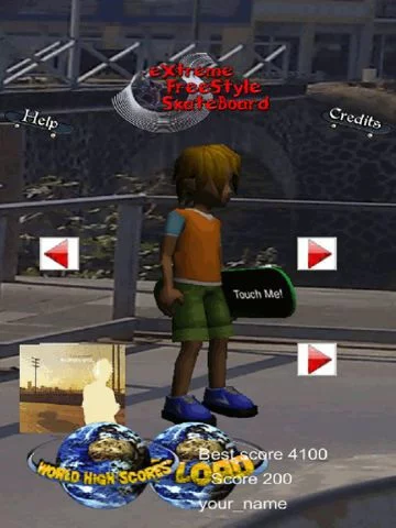 Изображение игры: eXtreme Freestyle Skateboard