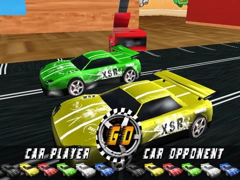 Изображение игры: eXtremeSlotRacing Free