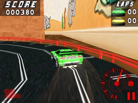 Изображение игры: eXtremeSlotRacing Free