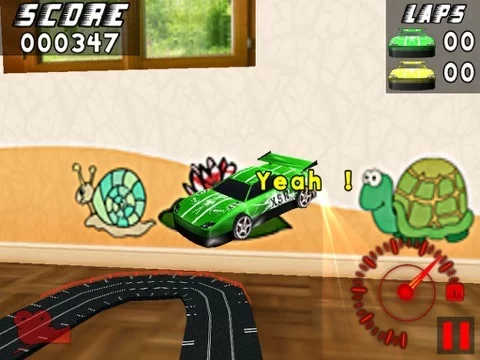 Изображение игры: eXtremeSlotRacing Free