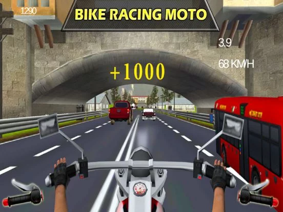 Изображение игры: Traffic Moto Rider: Heavy Bike Racer