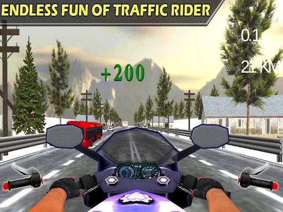 Изображение игры: Traffic Moto Rider: Heavy Bike Racer