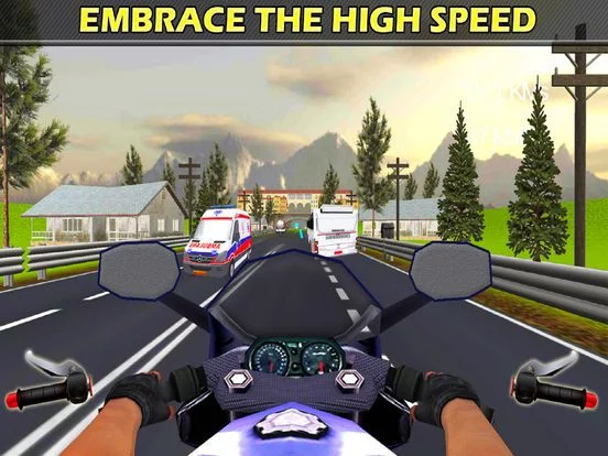 Изображение игры: Traffic Moto Rider: Heavy Bike Racer