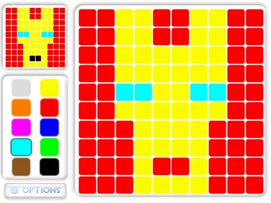 Изображение игры: Mosaic puzzles for kids