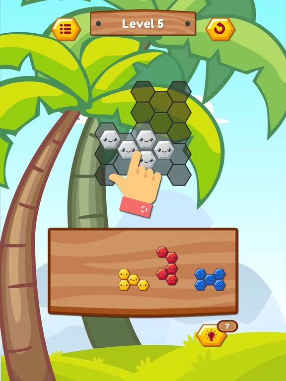 Изображение игры: Block Fit - Fill Hexa Puzzle