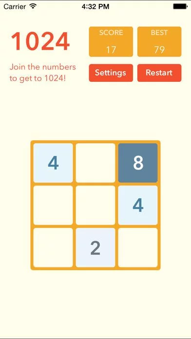 Изображение игры: 8192 5x5 4x4 3x3