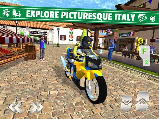 Изображение игры: Moto Delivery: Rush Hour