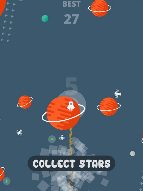 Изображение игры: Star Run: Flying Rocket Game