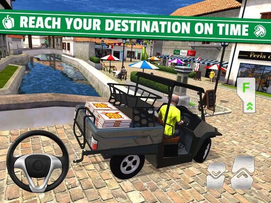 Изображение игры: Moto Delivery: Rush Hour