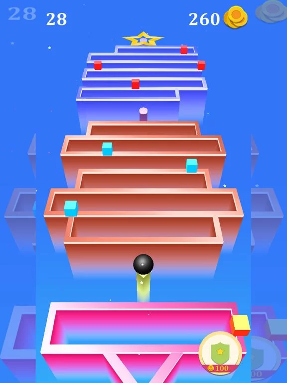Изображение игры: Crossy Ball Game