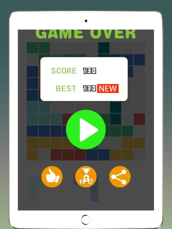 Изображение игры: Classic Brick Game:Unable to Rotate
