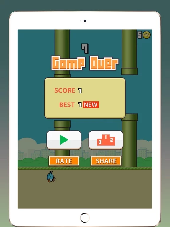 Изображение игры: Crazy Bird:Flying bird