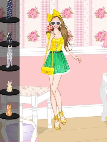 Изображение игры: Floral summer dress up game