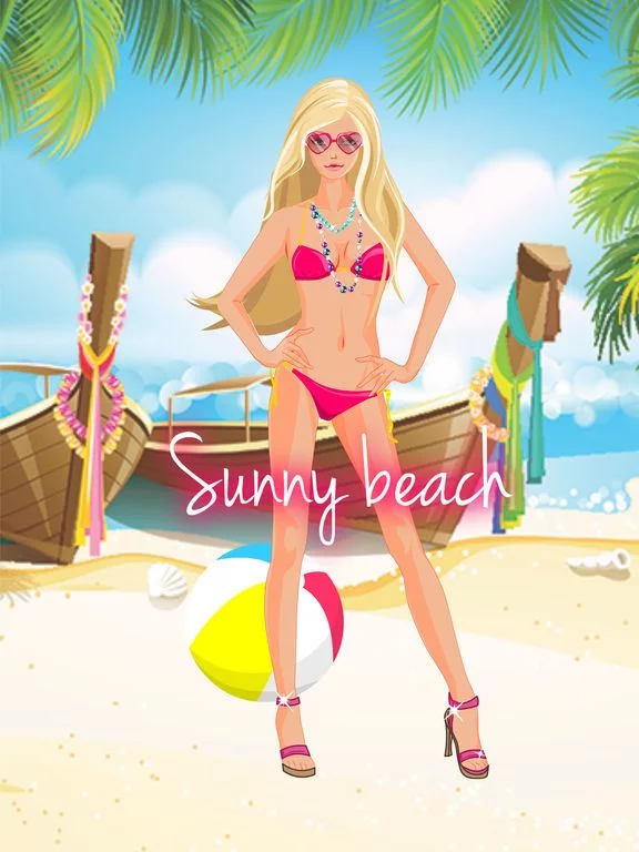 Изображение игры: Summer Dress Up game