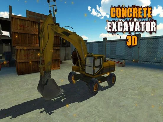 Изображение игры: Concrete Excavator & Rock Transporter Truck Games