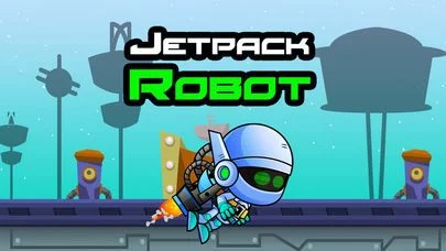 Изображение игры: Jetpack Robot Game