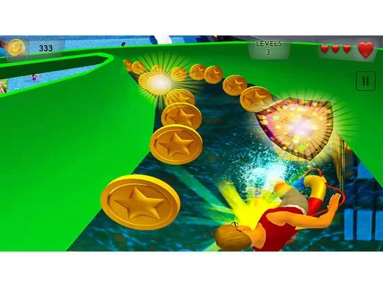 Изображение игры: Extreme Beach Water Slide: Stunt & Ride 2017