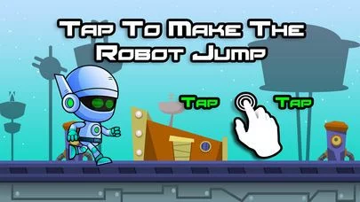 Изображение игры: Jetpack Robot Game