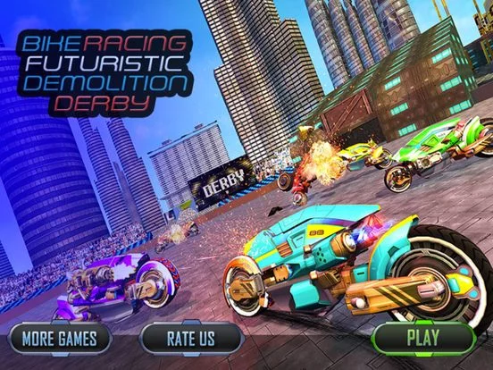 Изображение игры: Bike Fight - Demolition Derby