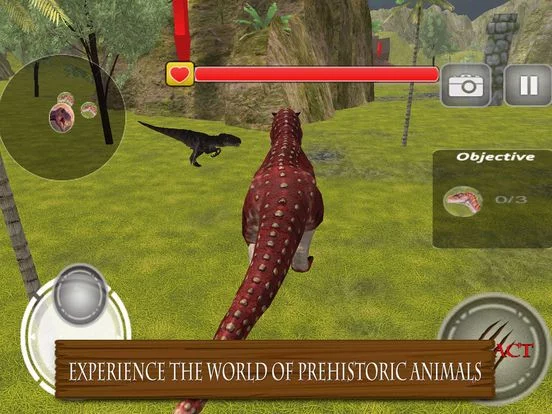 Изображение игры: Dinosaur Survival Island - Deadly Animal Simulator