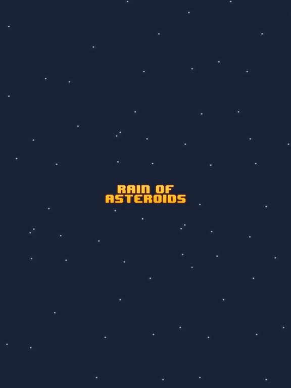 Изображение игры: Rain of Asteroids