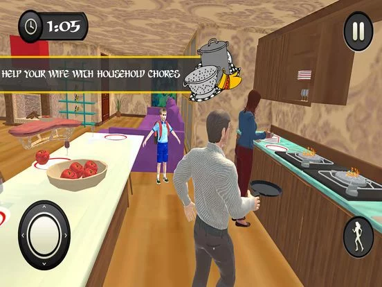Изображение игры: Virtual Families - Super Dad