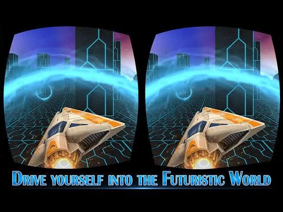 Изображение игры: VR Futuristic Car Race- Turbo Car Flying Simulator