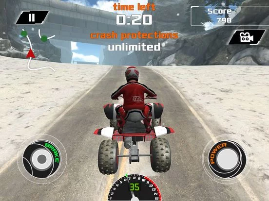 Изображение игры: ATV Snow Racing - eXtreme Real Winter Offroad Quad Driving Simulator Game PRO Version