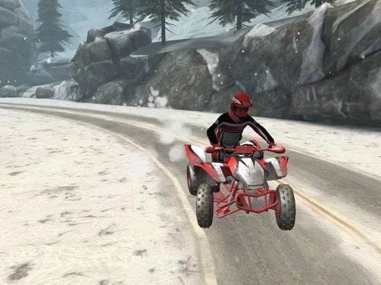 Изображение игры: ATV Snow Racing - eXtreme Real Winter Offroad Quad Driving Simulator Game PRO Version