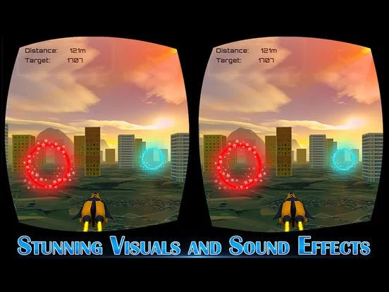 Изображение игры: VR Futuristic Car Race- Turbo Car Flying Simulator
