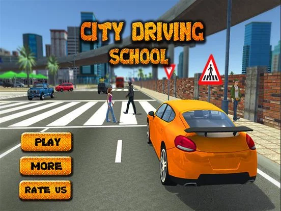 Изображение игры: American City Driving School