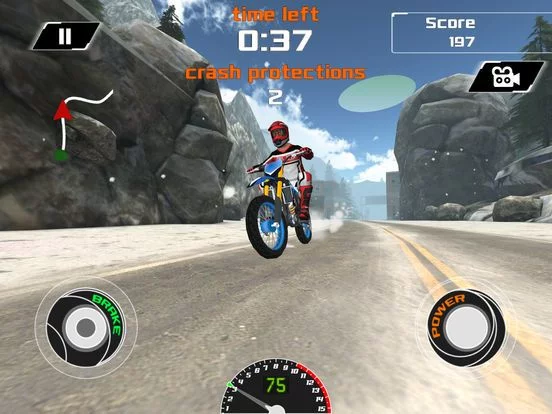 Изображение игры: 3D Motocross Snow Racing X - eXtreme Off-road Winter Bike Trials Racing Game FREE