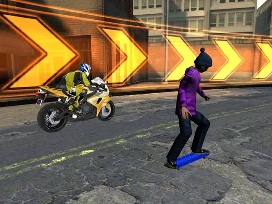 Изображение игры: City Skateboard Racing: True Xtreme Urban Street Skate Simulator Game