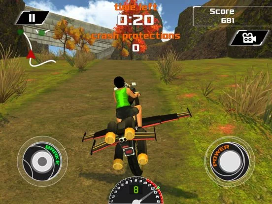 Изображение игры: Flying Motorcycle Racing Simulator