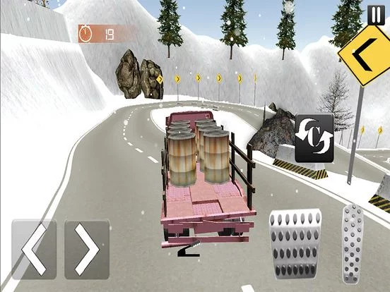 Изображение игры: Hilly Cargo Truck 3D